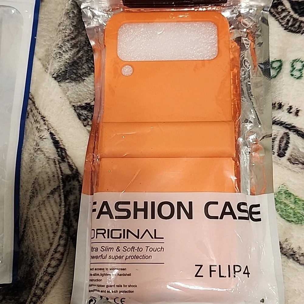 Samsung Z Flip4 Case Set Of 5 Black, Red, Orange, New And Like New